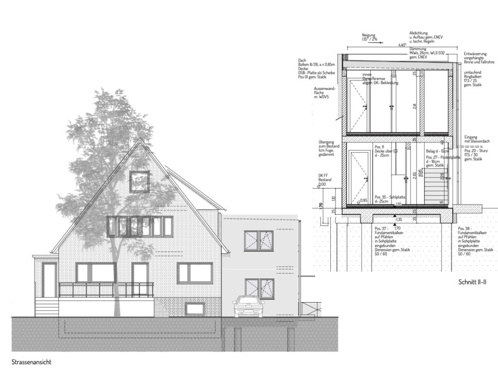hendrik riettiens architektur - Umbau & Sanierung - Berner Stieg